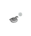 Cleat linguali con base tonda diretti