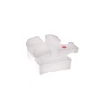 BRACKET CERAMICA SUPER CLEAR EDGEWISE Slot.022  3° con gancio